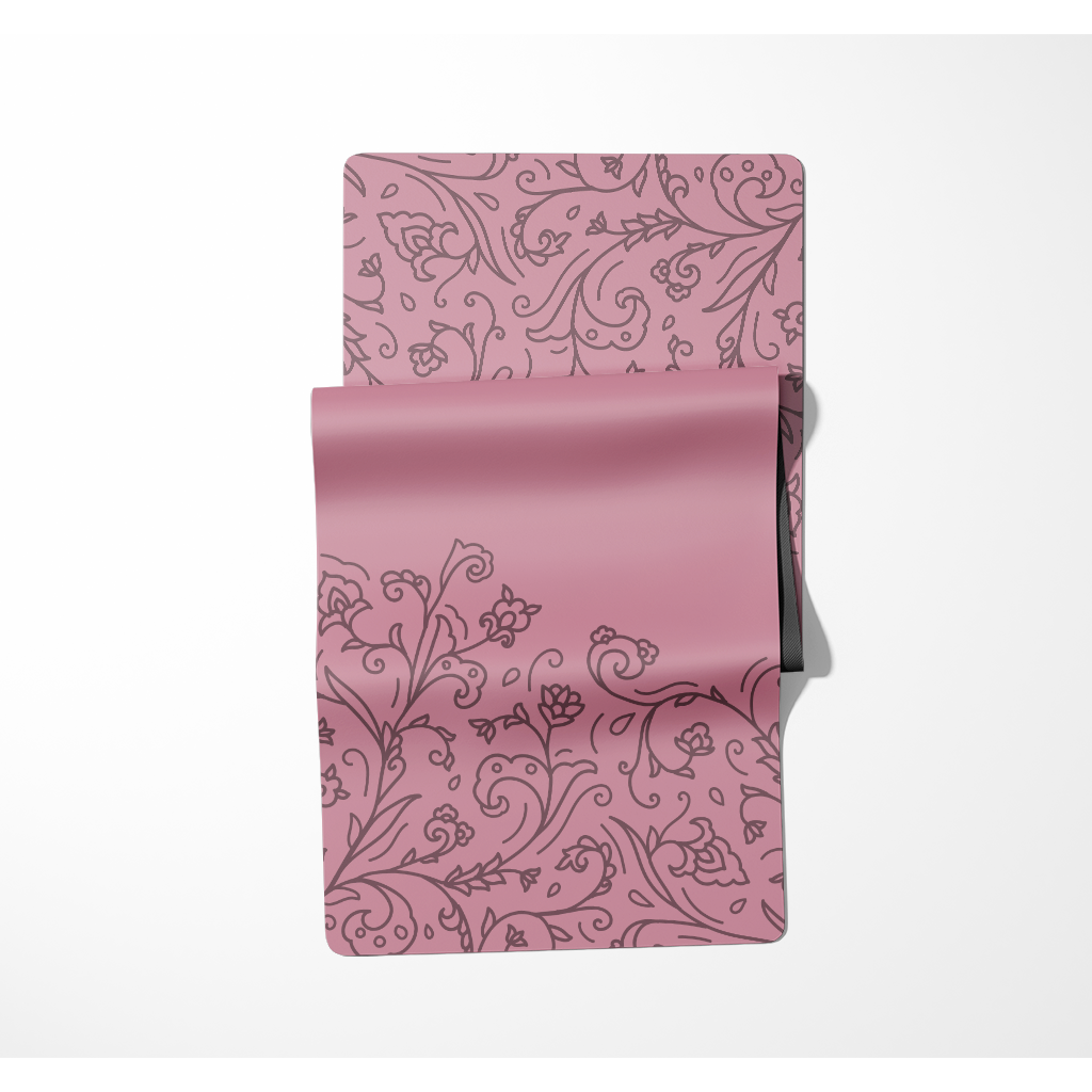 Pink top workout mat