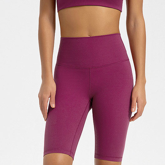 Selah - Ribbed Biker Shorts