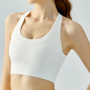 Overcomer- Criss Cross Fixed Pad Sports Bra