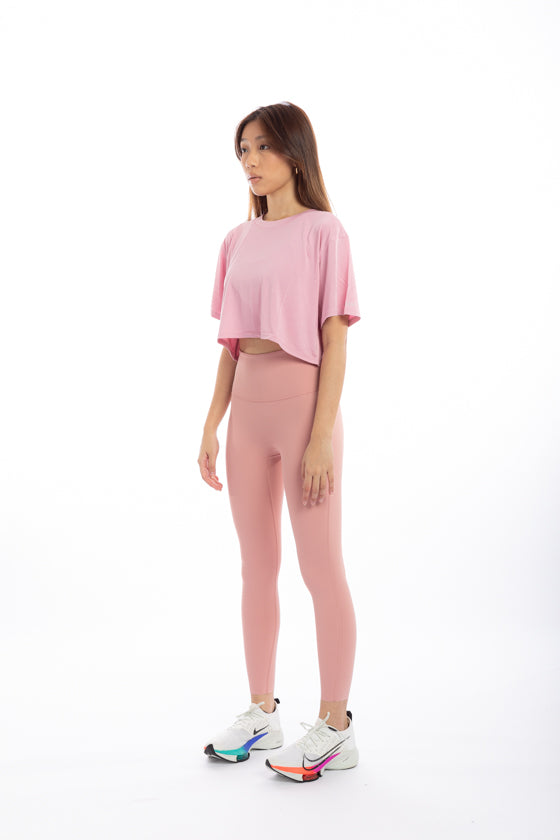 Bliss - Short Sleeve Cropped Relax Tee