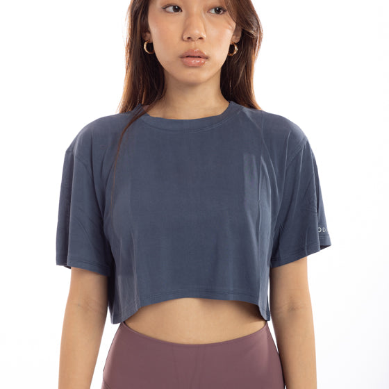 Bliss - Short Sleeve Cropped Relax Tee