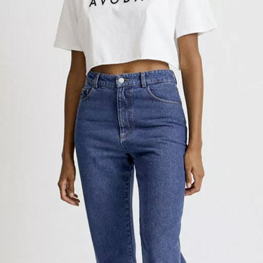 Bless - Silhouette Cropped T Shirt